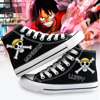 Туфли холщовые для косплея для мужчин и женщин, Повседневная Удобная Обувь из аниме «Ван-ПИС» для студентов и студентов