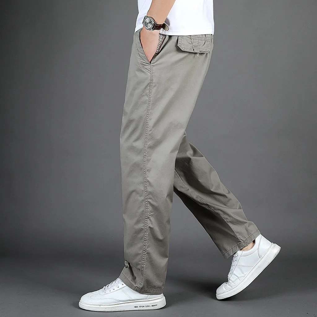Pantalones hombre мужские повседневные Модные свободные спортивные комбинезоны размера плюс, длинные штаны calca masculina
