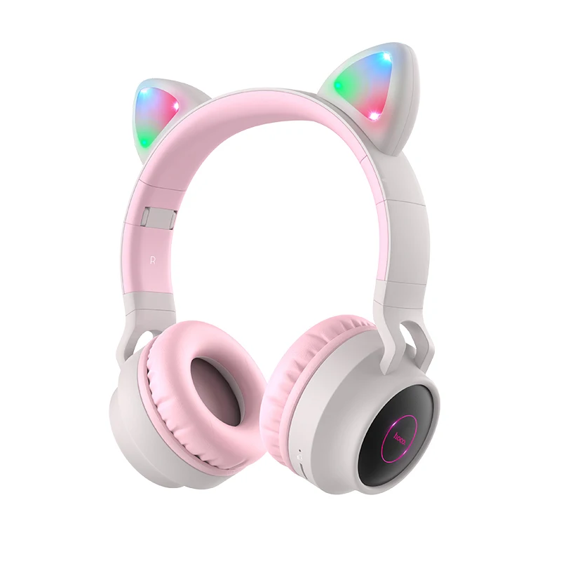 Игровые bluetooth светодиодный шники HOCO со светодиодной подсветкой наушники для