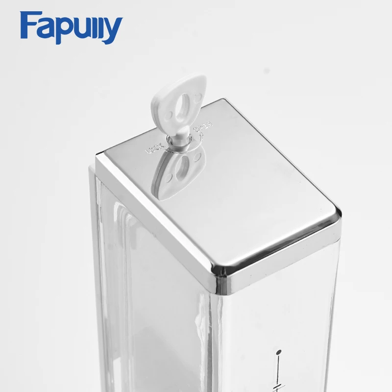 Настенный дозатор жидкого мыла 250 мм черный хромированный|soap dispenser|liquid soap