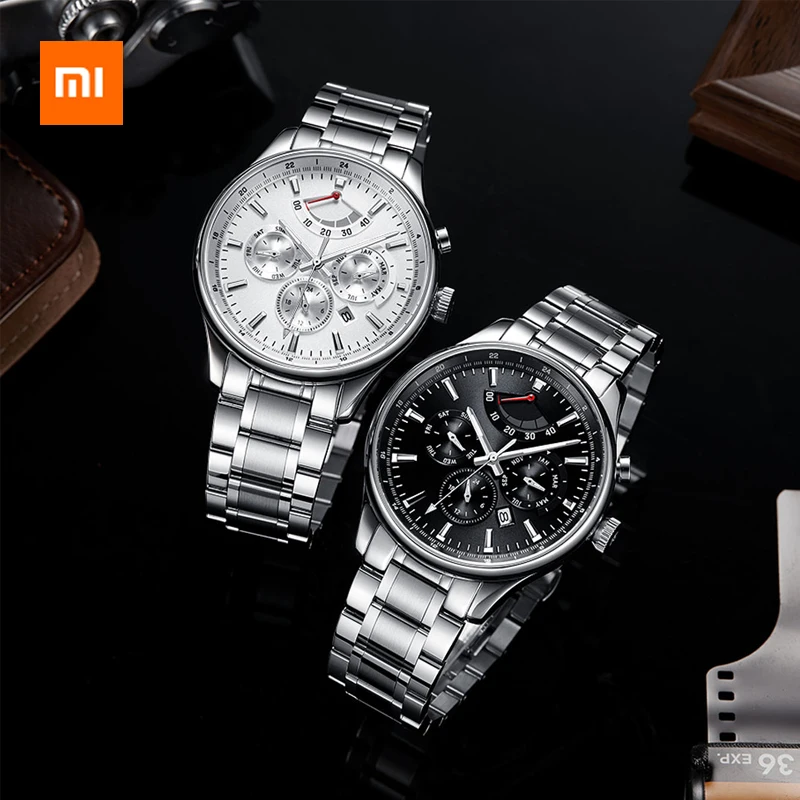  Xiaomi Mijia Lightweight Mechanical Watch - Business Elite Series Multi-function Dial Imported High