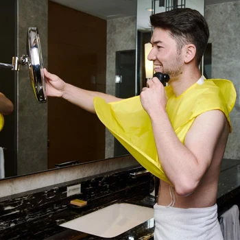 

Man Bathroom Apron Male Beard Apron Hair Shave Apron For Man Waterproof Cloth Household Cleaning Protector Bathroom Accessories