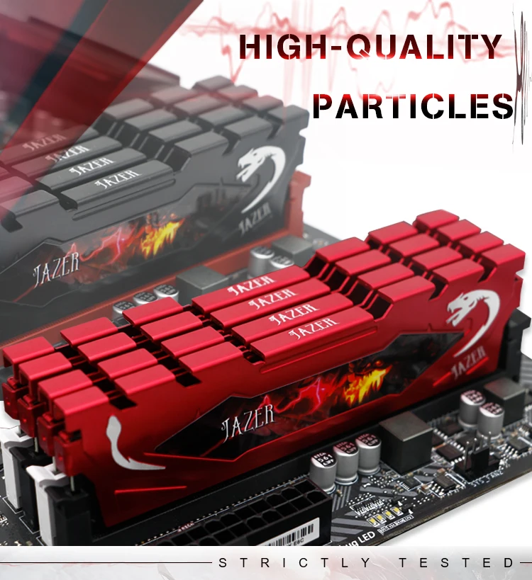 8gb 16 32gb 2666mhz do desktop de jazer com dissipador de calor