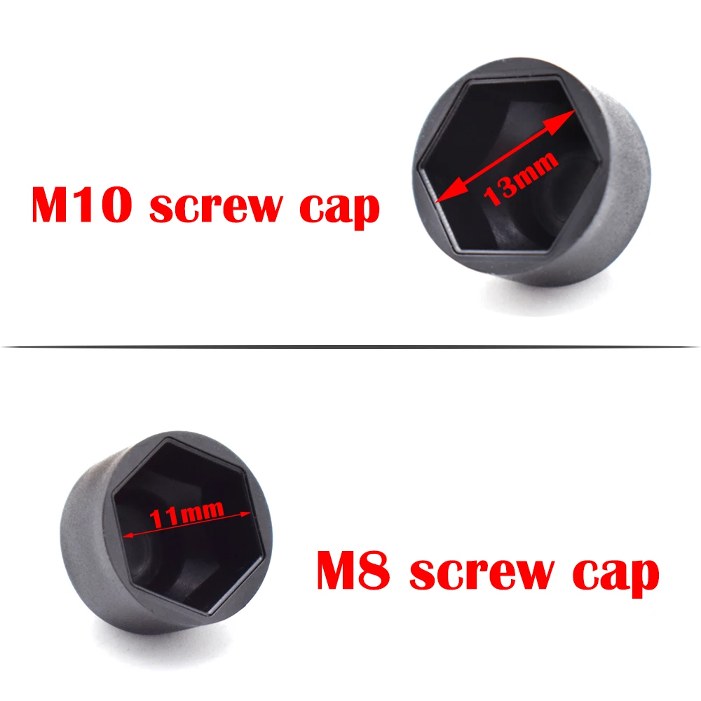 Universal Screw Protection Cap Cover Bolt Nuts M8 M10 Car Door Screw Cap Nuts Protection Door Lock Hinge Hook Lock car interior accessories car door lock cover car exterior accessories car door cover