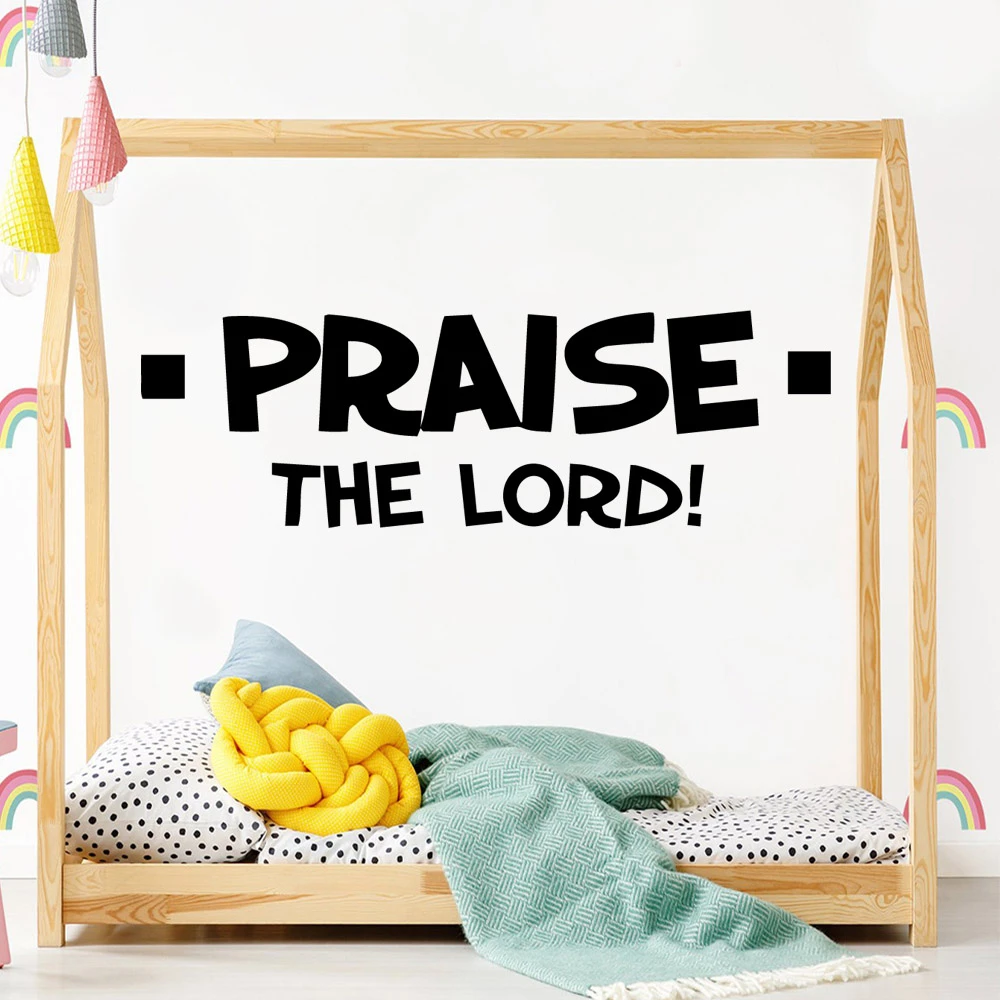 Modern Praise The Lord Quote Wall Sticker Wallpaper Decor For Living Room  Decoration Wall Art Decal|Wall Stickers| - AliExpress