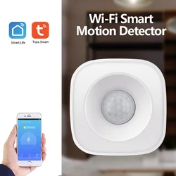 Détecteur de mouvement PIR, capteur de mouvement WIFI, application Smart Life, système de sécurité domestique sans fil 