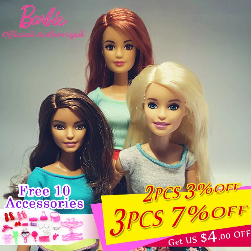 Tanie Oryginalny Barbie gimnastyka joga sport lalka Barbie wszystkie stawy przenieść lalki edukacyjne zabawki dziewczyna boże narodzenie zabawki urodzinowe prezent DHL81