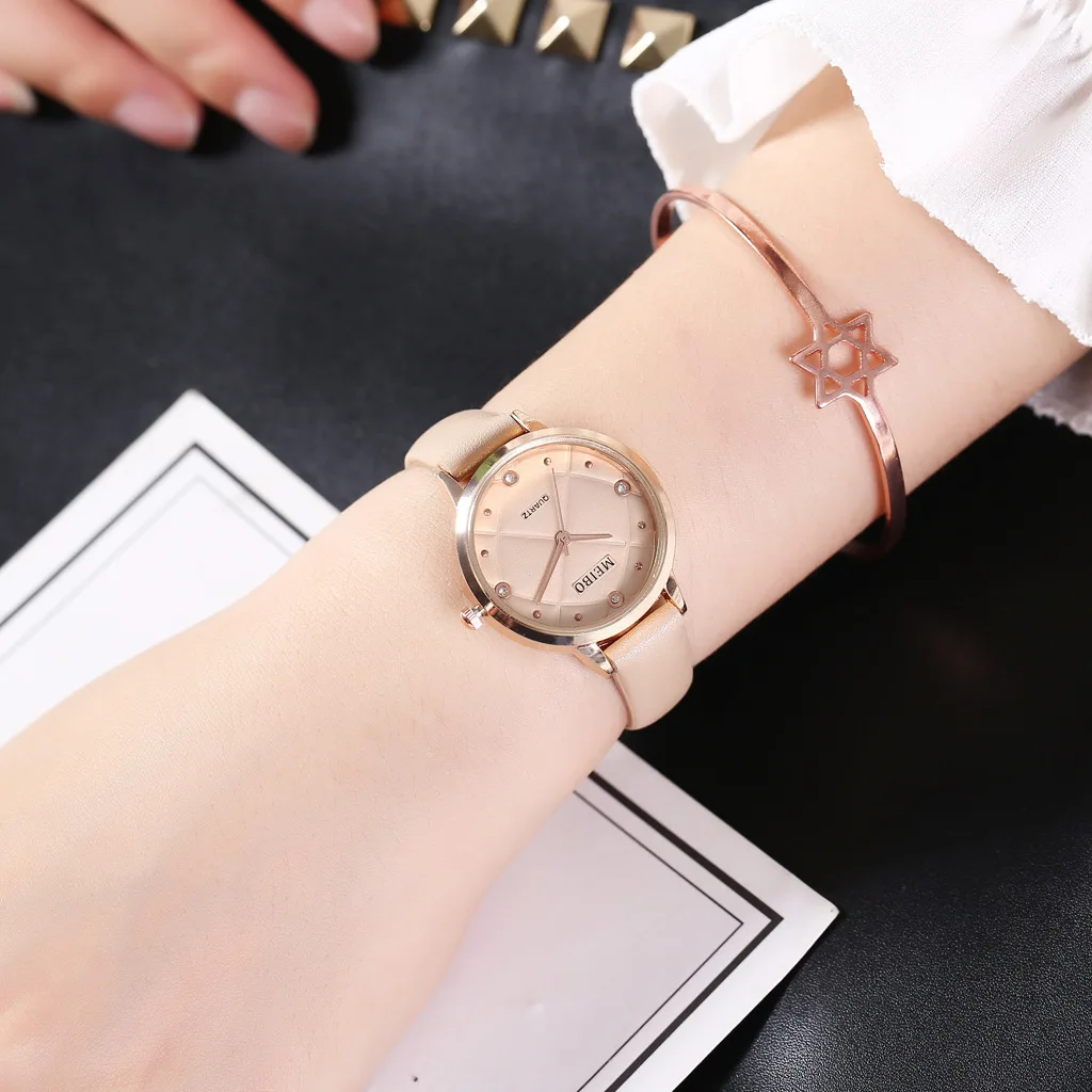 Hot Sale Fashion Women's Watches Leather Ladies Watch Women Watches Young Girl Watch Simple Clock Reloj Mujer Zegarek Damski