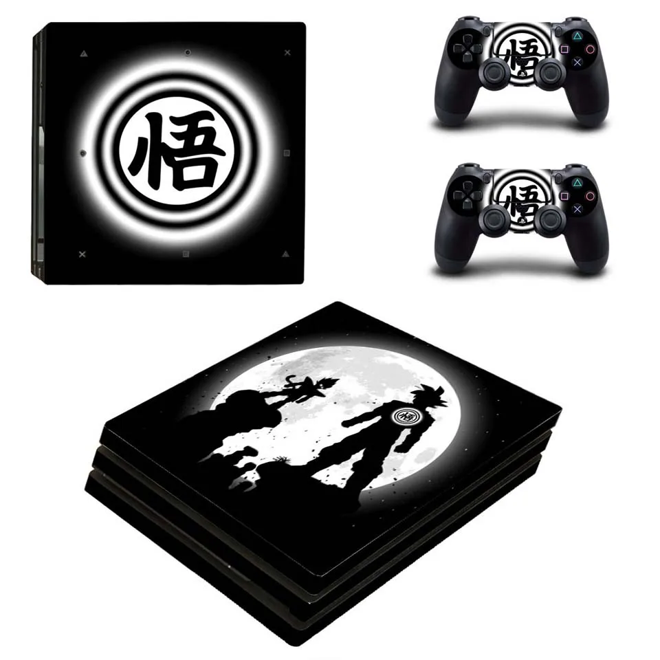 YSP4S-3306 PS4 тонкий стикер Жемчуг дракона виниловый наклейка для sony Playstation 4 тонкий консоль и два контроллера - Цвет: YSP4S-3306