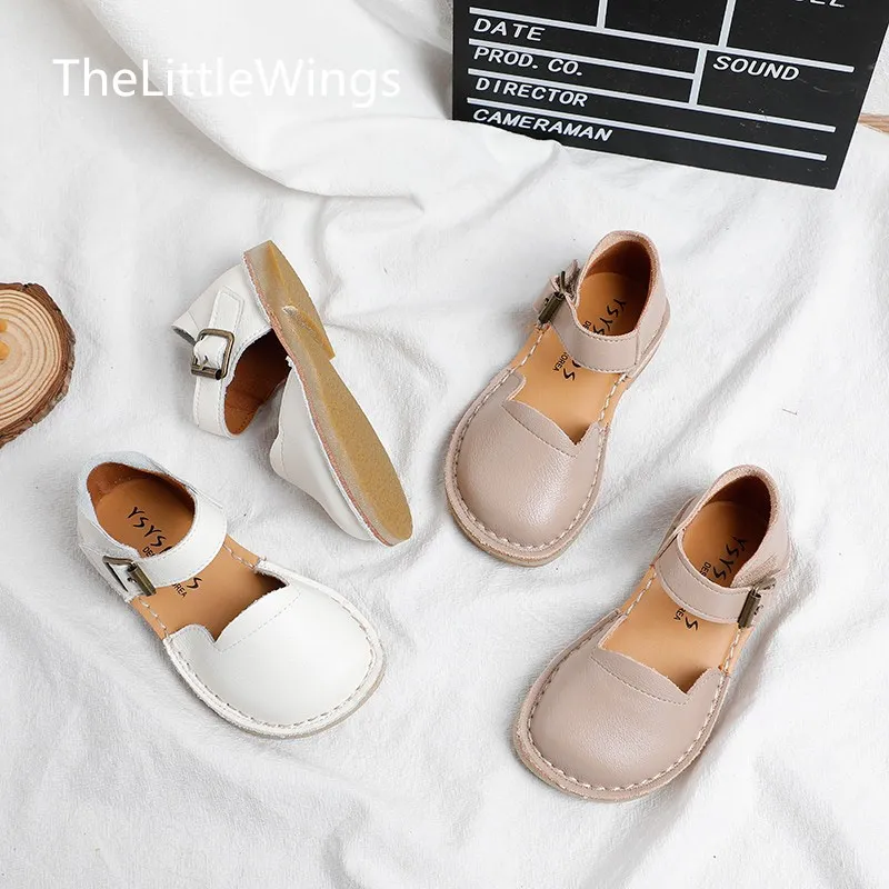 Cut Price Girls Shoes Sandal Genuine-Leather Children's Spring 1-3-6-Years-Old Fashion Summer New aVjq1Jqyo