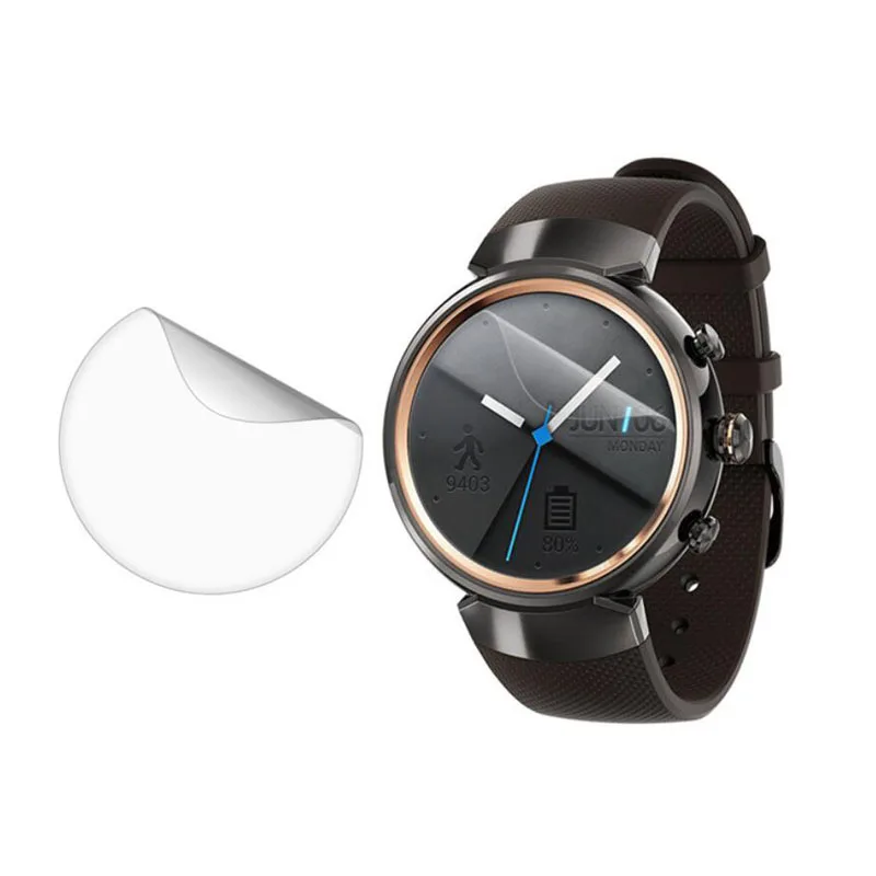 2 шт Анти-шок Мягкий ТПУ Ультра HD прозрачная защитная пленка для Asus ZenWatch 3/ZenWatch3