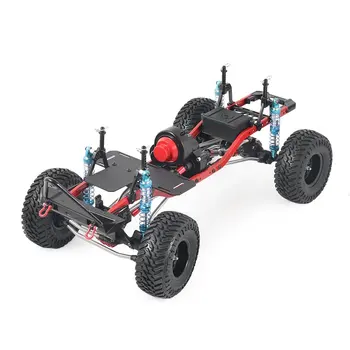 

Climbing Car Frame Kit Gate Bridge Reverse Transmission Box 313MM Wheelbase Rack Wrangler Frame for 1/10 SCX10 RC Car Parts