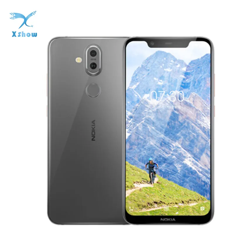 Глобальная прошивка NOKIA X7 смартфон 4 Гб 64 Гб 6,1" Snapdragon 710 3500mAh быстрая зарядка отпечатков пальцев задние фары мощностью 12+ 13 Мп спереди 20MP мобильных телефонов