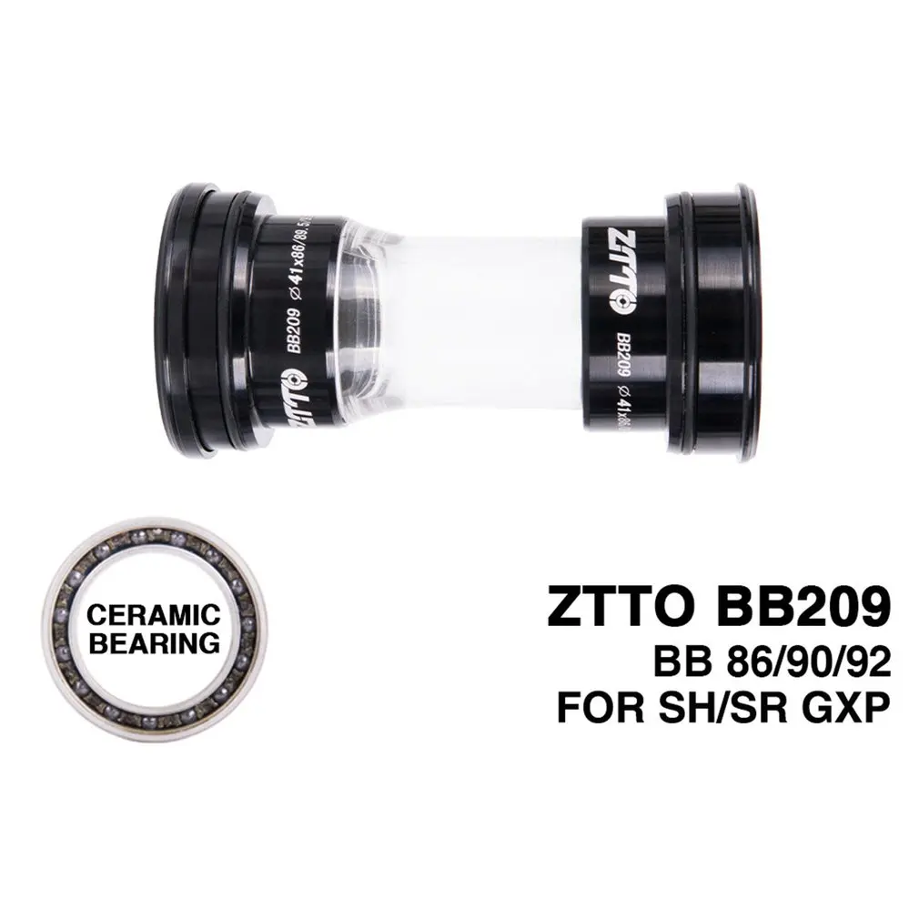 ZTTO керамический подшипник BB209 BB92 BB90 BB86 прессованные нижние кронштейны для