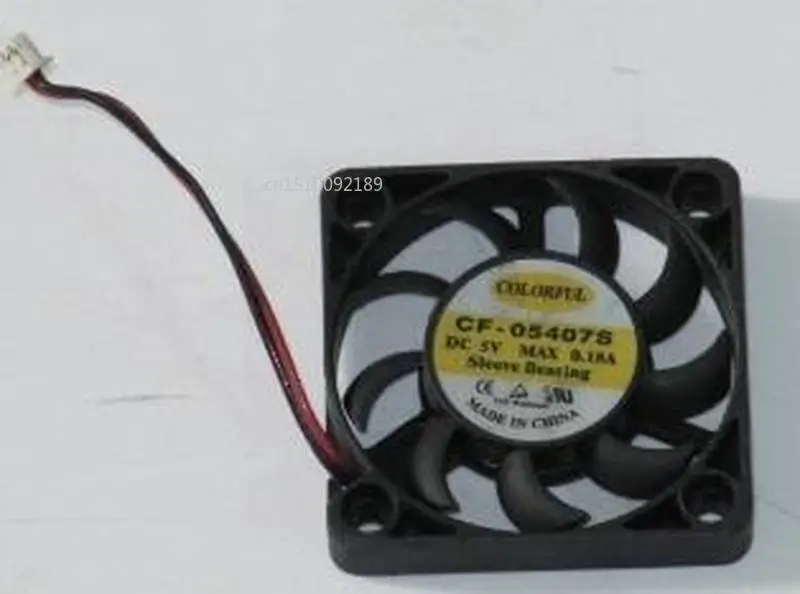 Цветной CF-05407 DC5V 0.16A 2pin 2 провода 4006 40X40X6 мм вентилятор охлаждения