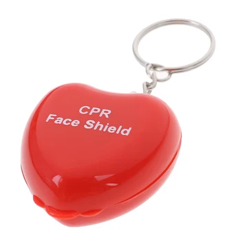 

Professional First Aid CPR Breathing Mask Protect Rescuers Artificial Respiration Reuseable With One-way Valve Tools CPR Mask