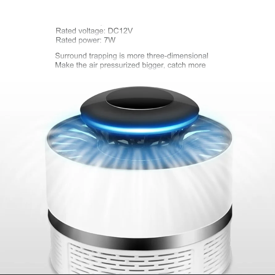 7w Led Mosquito Killer Lamp UV Night Light USB speed media electronic mosquito killer for Bedroom/Garden/Kitchen/Courtyard | Освещение