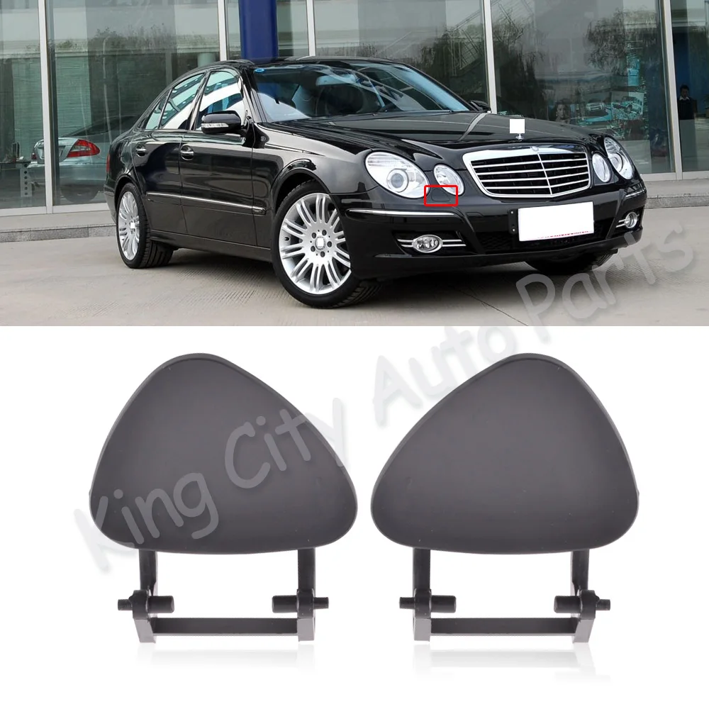 Колпачок для мойки фар QX Неокрашенная крышка сопла Mercedes W211 E280 E350 E550 чехол