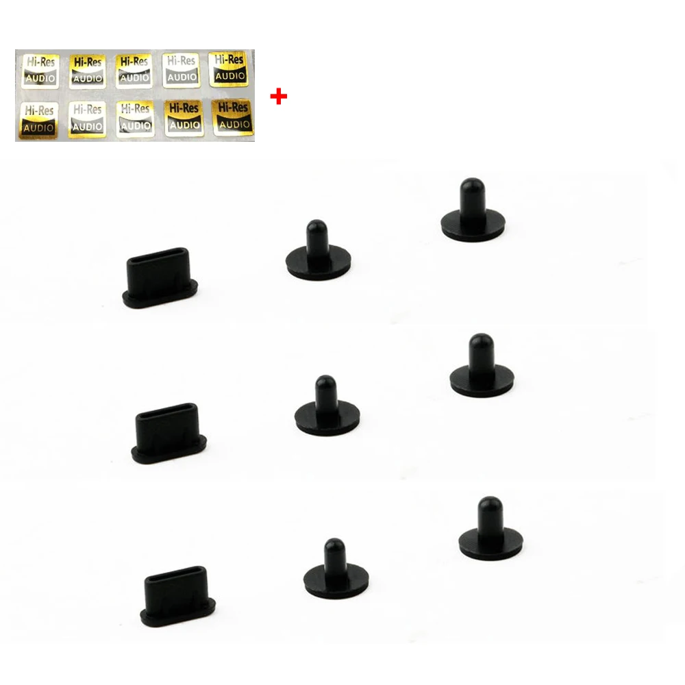 3Set Tappo Antipolvere Per Sony Walkman Nw-Wm1Am2 Wm1Zm2 Zx500 Zx505 Zx507 Shanling M9 M7 M3X Lotoo Paw Gold Touch Paw 6000 Cayin C9