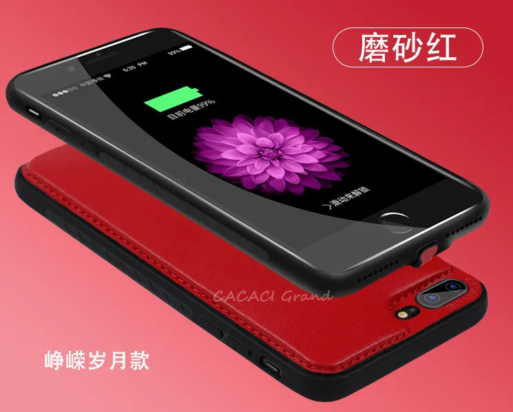 Тонкий чехол для зарядного устройства для iPhone 6, 6s, 7, 8 Plus, X, чехол для аккумулятора, Elk, зарядное устройство для телефона, для iPhone XS Max, XR, чехол для внешнего аккумулятора