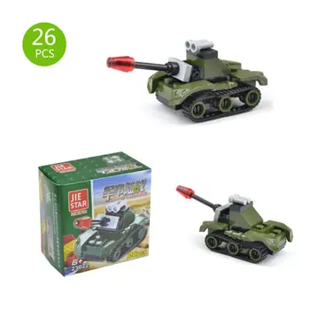 

Simulation Military Models Jigsaw Plastic 3D Tank Helicopter Vehicles 26 Pieces Puzzle Kids Educational Toys Children Gift QX2D