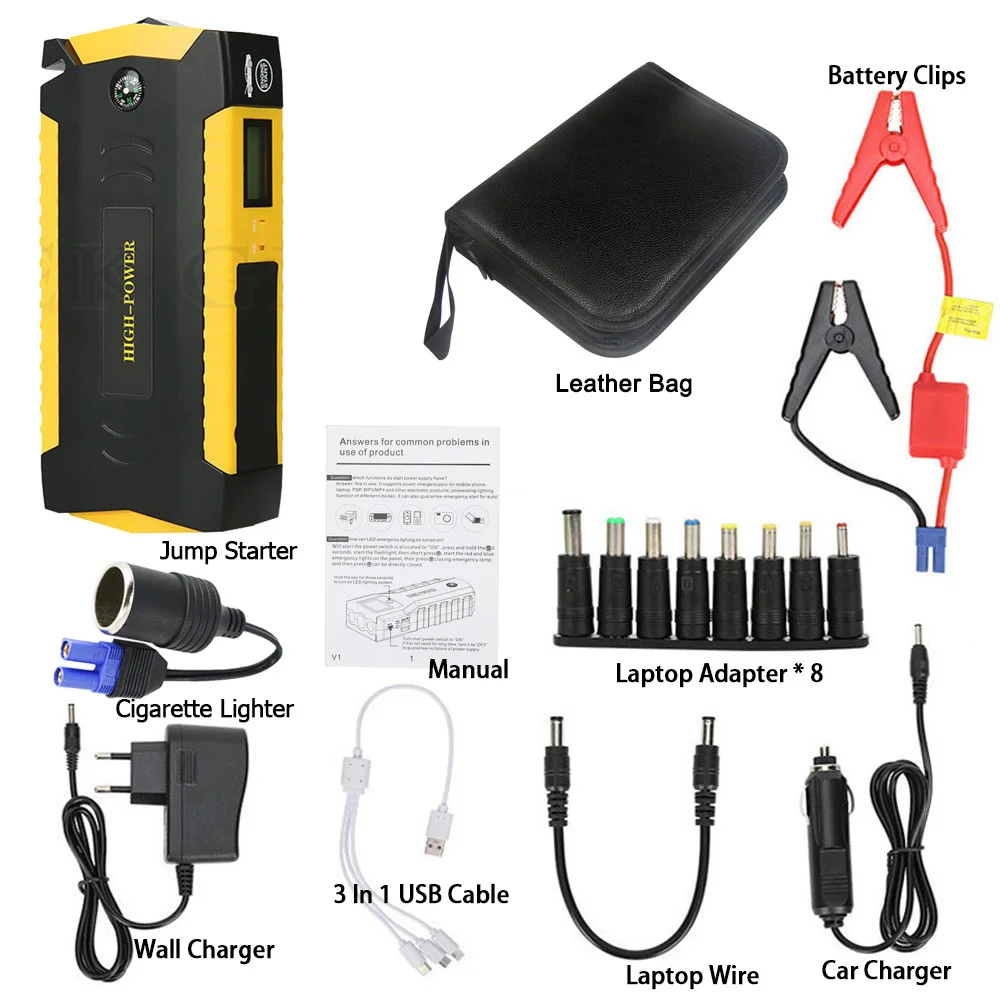 Устройство пусковое автомобильное GKFLY 32000 А 12 В 24 В|charger for|charger for carcharger car battery |