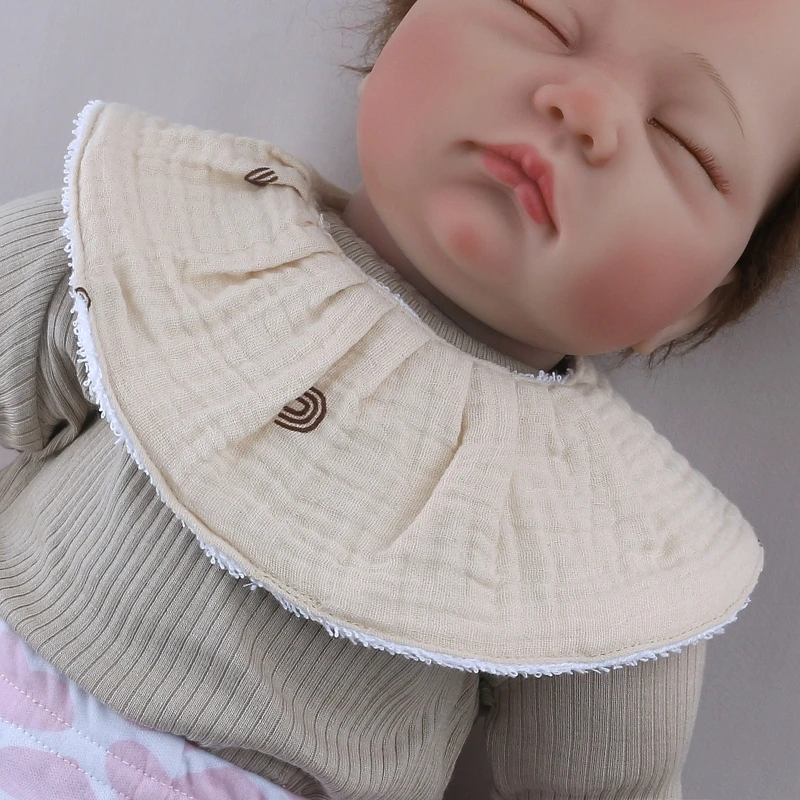 Baby Feeding Drool Bib Collar Decoration Saliva Towel Soft Cotton Scarf Burp Cloth for Newborn Toddler Gifts feeding bib
