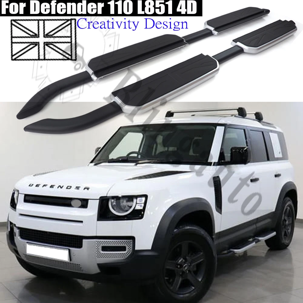 Running board fits for Land Rover Defender L851 4D 110 2020 2021 side