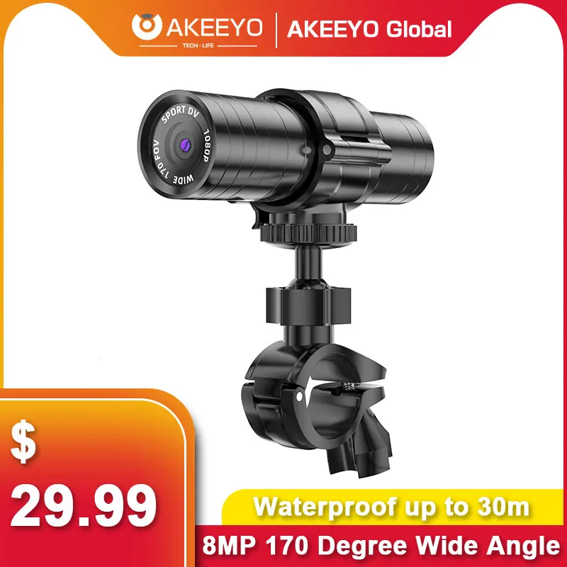 DV2000 велосипедная камера полностью водонепроницаемая мотоциклетная шлем