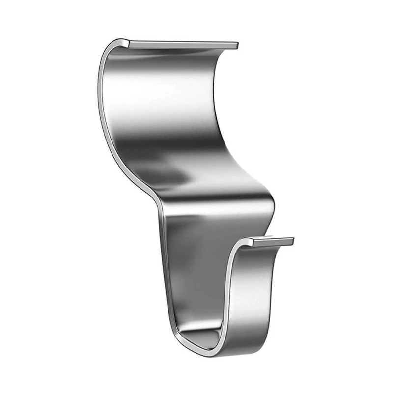 

10 Pcs/set Stainless Steel Low Profile No-Hole Hanger Hooks Vinyl Siding Hooks Heavy Duty Clasp Exquisite Household Items