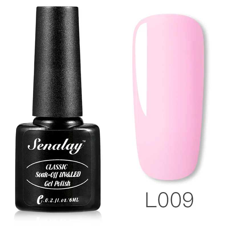 RE12-L009 SENALAY Гель-лак набор все для маникюра Полупостоянный Vernis верхнее покрытие УФ светодиодный гель лак удаляющийся замачиванием Гель-лак для ногтей - Цвет: RE12-L009