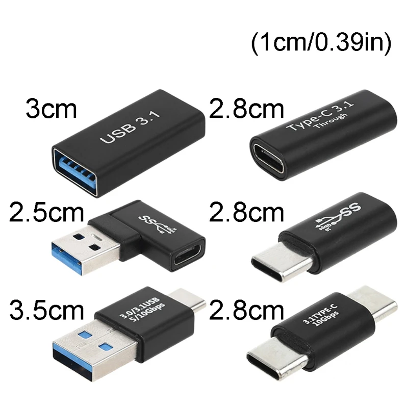 Usb To Type C Adapter OTG Adapter Type C Adapter Universal Type C to USB 3.0 Male Female Adapter OTG USB C to Type Male Female Charge Data Converter Connector
