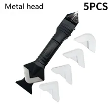 

3 In 1 Silicone Sealant Remover Tool Kit Smooth Scraper Caulking Mould Removal Set Caulking Mould Agent Mould Tools Accessories