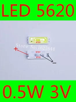 

50Pcs SEOUL LED 5620 Backlight 0.5W 3V FOR LCD TV repair Cool white TV light-emitting diode