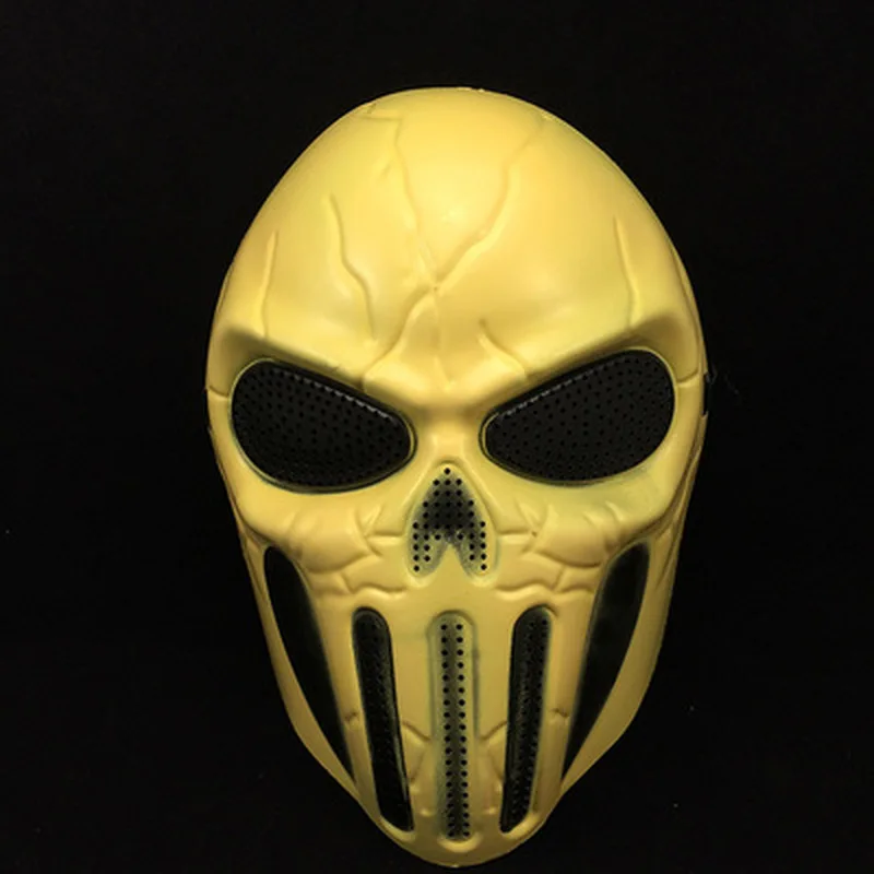 Новая страшная маска для Хэллоуина, уличная военная игра, пейнтбол, Балаклава для страйкбола, защита черепа, полное лицо, Вечерние Маски для Хэллоуина