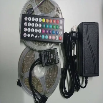 

LED Strip Lights Sync with Music,32.8ft 10M Flexible Self-Adhesive RGB Light Strips Remote Color Change 540LEDs 2835 Strip Kit 4