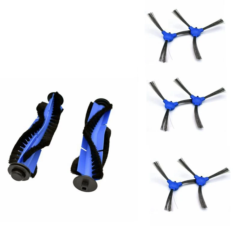2x основная щетка, 3 пары, боковая щетка для Eufy 11S Robovac 30 Eufy 30C 15C, пылесос, робот-щетка, аксессуары