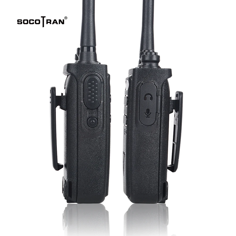 Socotran Handheld Walkie Talkie Portable Radio 5W High Power UHF Professional Two Way Ham Radio Communicator