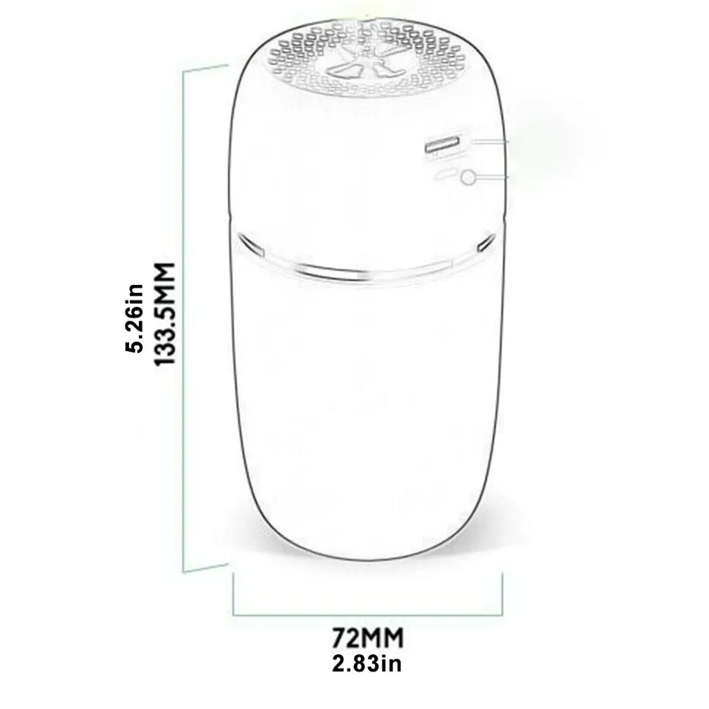 Мини Usb увлажнитель воздуха Арома диффузор автомобиля эфирные масла очиститель воздуха со светодиодной подсветкой