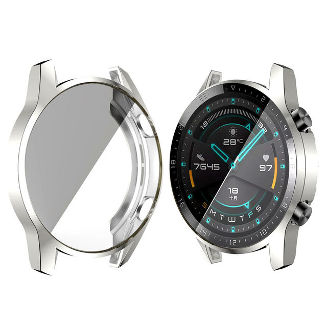 cover Case for HUAWEI watch GT 2 46mm strap band soft Plated All-Around Screen Protector bumper huawei Watch 2 pro/GT2 46 mm