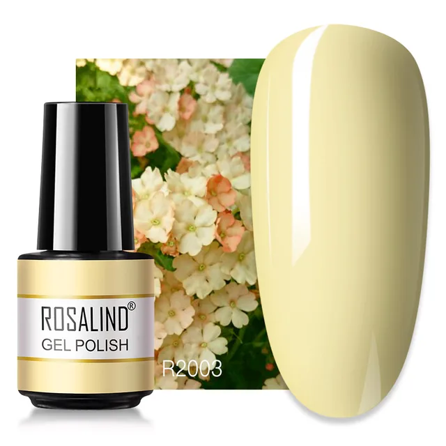 ROSALIND 7ML Nail Gel Polish Hybrid Varnishes All For Manicure Nails Art Base Top Coat UV Lamp Vernis Semi Permanent Varnishes RAR2003