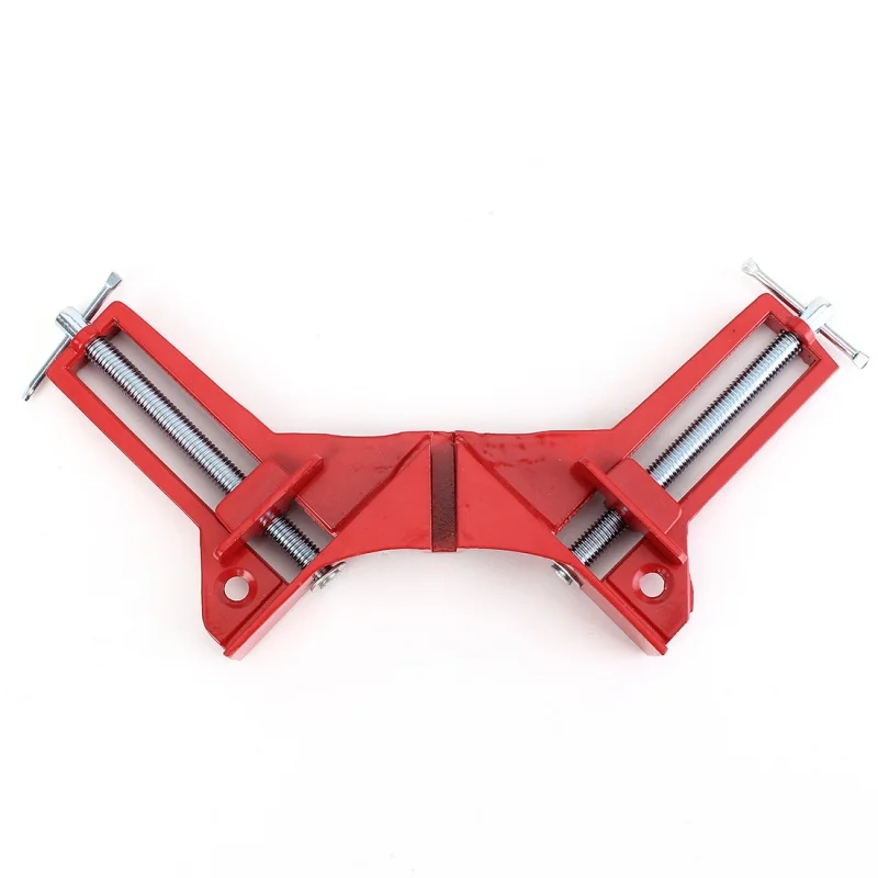

4pcs 75mm Mitre Corner Clamps Picture Frame Holder Woodwork Right Angle Red