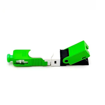 

Wholesales FTTH ESC250D APC Single-Mode Fiber Optic SC APC Quick Fast Field Assembly Connector For Drop Cableor