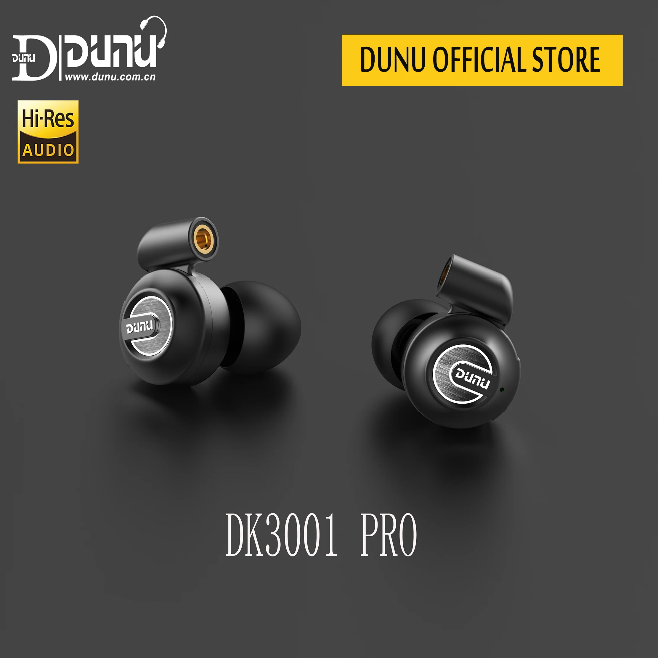 

DUNU DK-3001Pro Hi-Res Beryllium 5 driver (4Knowles BA+1Dynamic) DK3001Pro Hybrid MMCX Connector HIFI Earphone