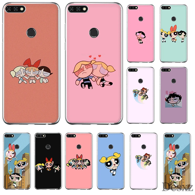 

Mobile Phone Case For Huawei P30 P20 P10 P8 P9 Lite Pro P Smart Z Plus Cover TPU The Powerpuff Girls