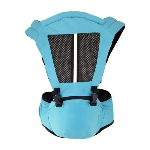 Light Blue Переноска для ребенка табурет на бедрах дышащий Противоскользящий рюкзак поясной ремень держатель дышащий материал прочный и износостойкий - Цвет: Light Blue