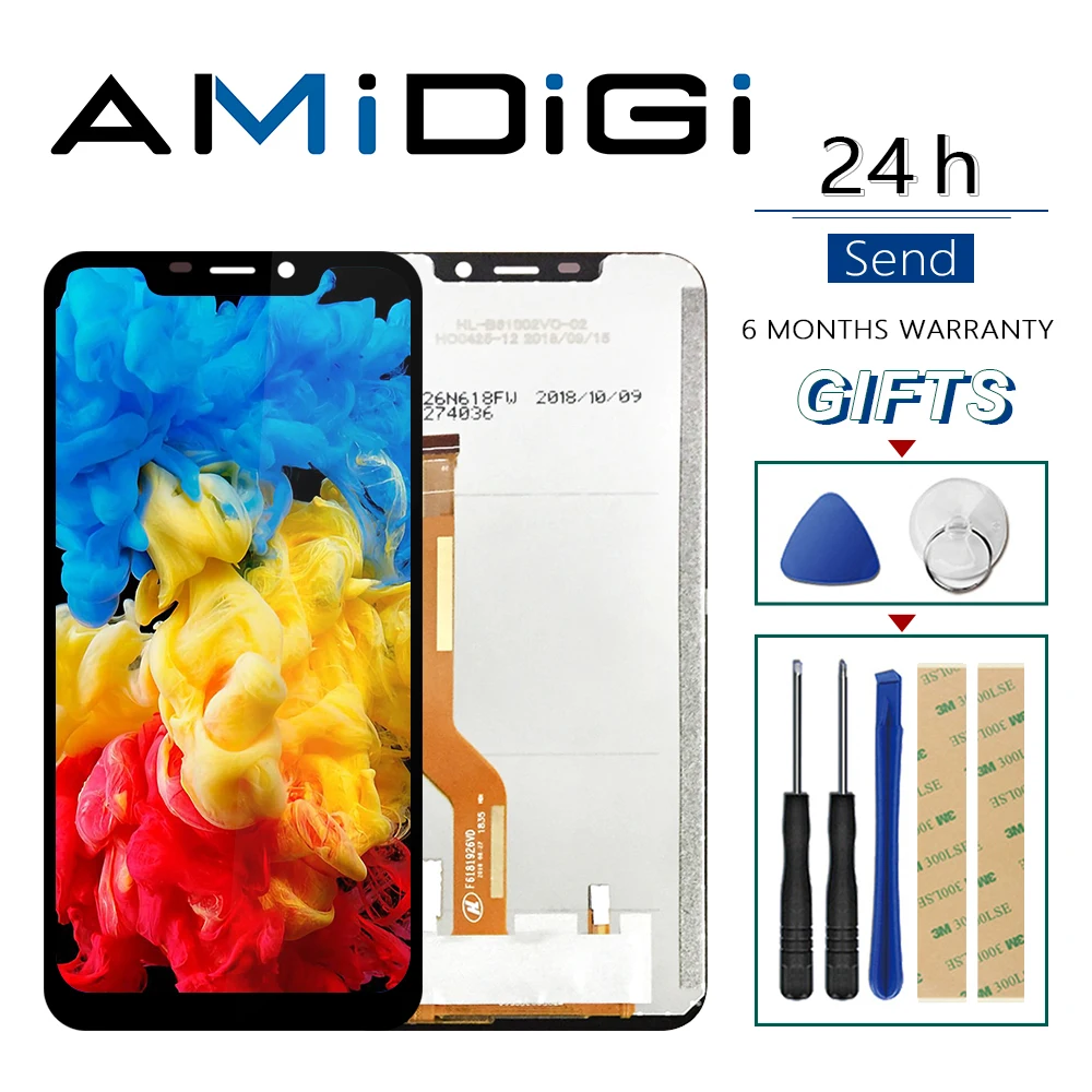 ЖК дисплей и сенсорный экран для Oukitel C12 Pro 6 18 дюйма|Экраны мобильных телефонов| |