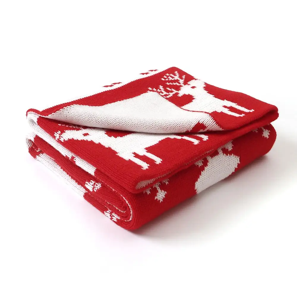 

Baby Blankets Newborn Cute Cartoon Blanket Soft Warm Knitted Infant Bebes Swaddle Wrap Kids Bath Towels 100*80cm Children Quilts