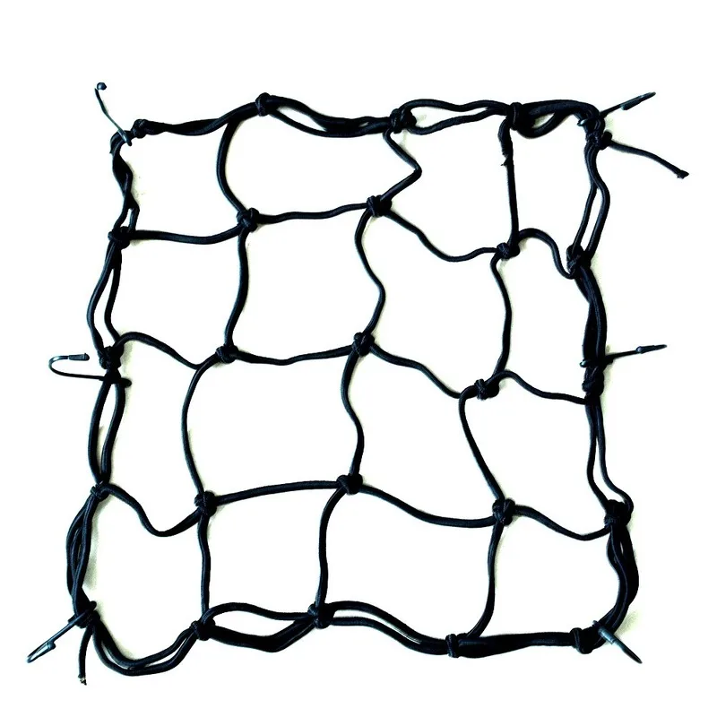 30*30cm Motorcycle Bicycle Cargo Net Helmet Rope Luggage Storage Bag Twine Blue Yellow Red Black Green Motorycle Net Bags Mesh