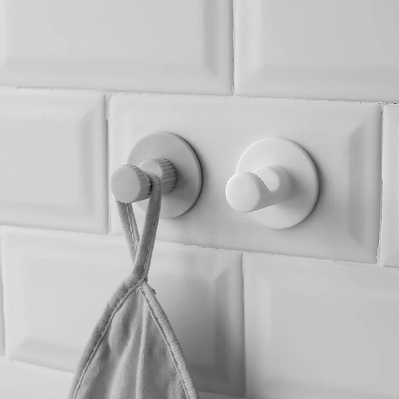 3Pcs Round Hook Socket Power Cord Hook Strong Adhesive Punch Free Holder Hook Hanger Hooks For Hanging